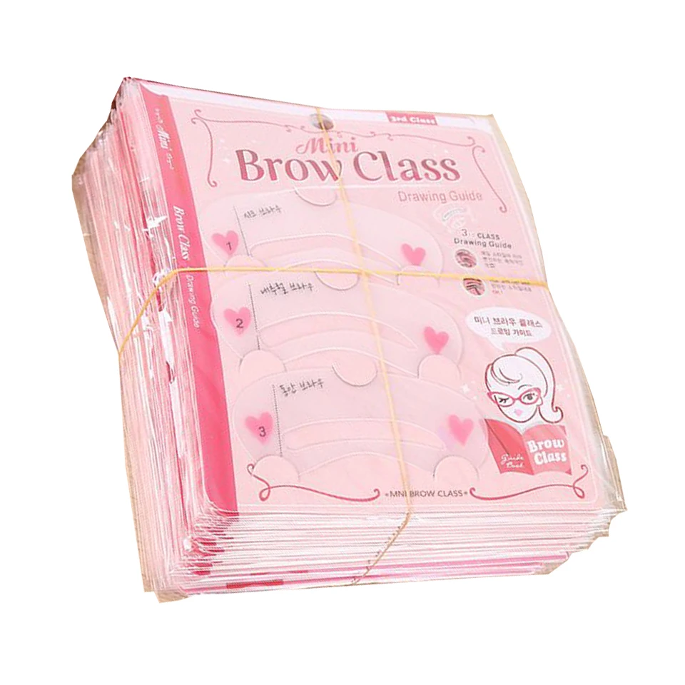 2 набора магических трафаретов для бровей набор карт мини гид по рисованию класса