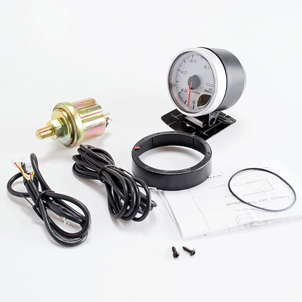 Дракон манометр Масляный Пресс Автомобильный 60 мм 0 ~ 1000 кПа давление 12 В