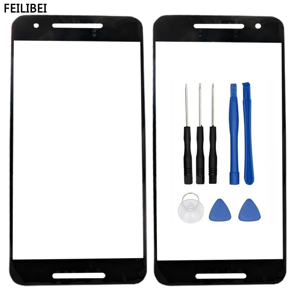 5 7 &quotРемонт Запчасти для Huawei Nexus 6p передняя внешняя Стекло Крышка объектива Google