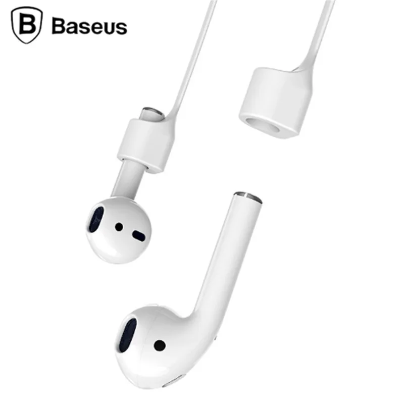 baseus Magnetic Strap For Apple Airpods Bluetooth Earphone Silicone Anti Lost Loop String Rope Air Pods Headset | Электроника