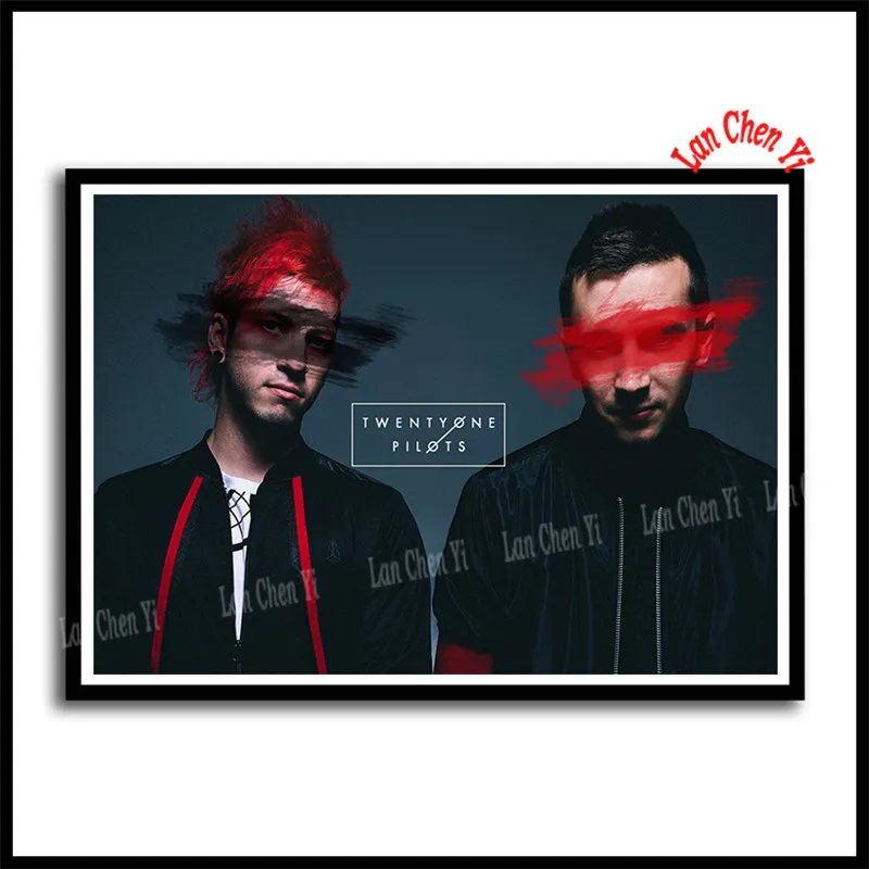 Twenty One Pilots рок-музыка с покрытием бумажные плакаты настенные художественные картины для гостиной домашний декор 42*30 см