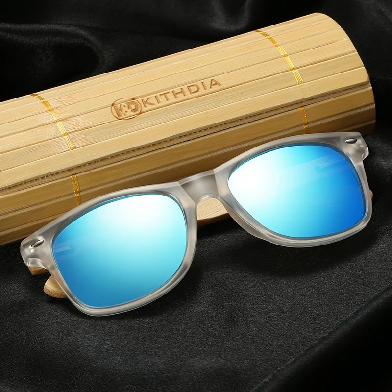 KITHDIA солнцезащитные очки в прозрачной оправе для мужчин и женщин винтажные