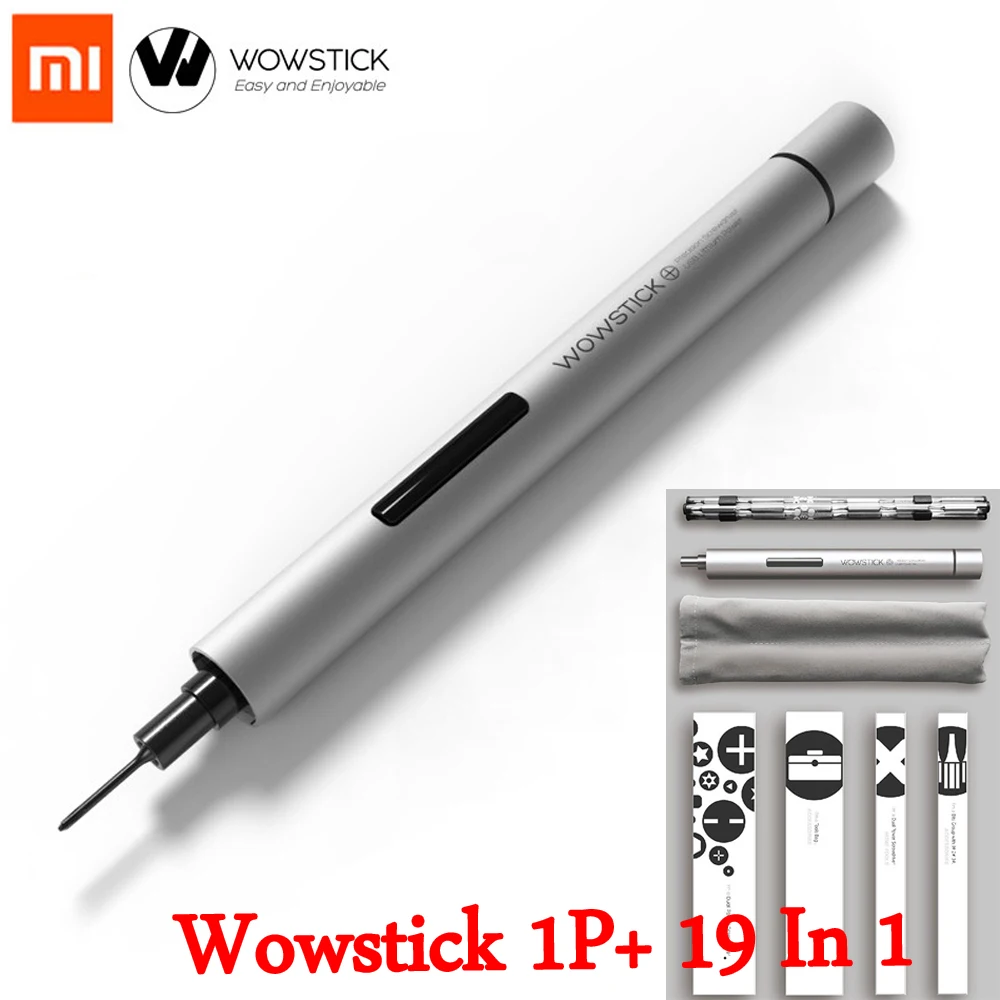 Xiao mi jia Wowstick 1P+ 19 в 1 Электрический шуруповерт Alu mi nium Body DIY ремонт настольных инструментов работа с mi home умный дом Комплект