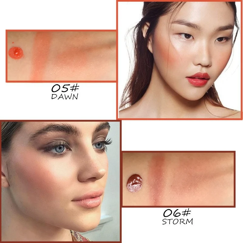Румяна лосьон стойкий водонепроницаемый яркий макияж Цвет горячая распродажа |