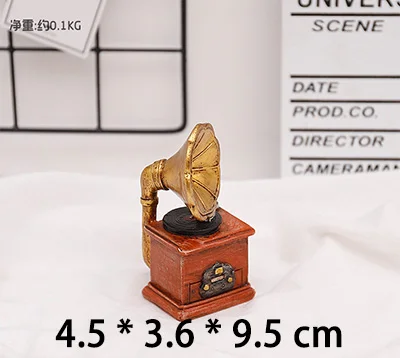Phonograph Реквизит для фотосъемки новорожденных в стиле ретро, мини-декорация Ins, креативная фотография, студийный реквизит для фотосъемки, аксессуары для фотосъемки - Цвет: Phonograph