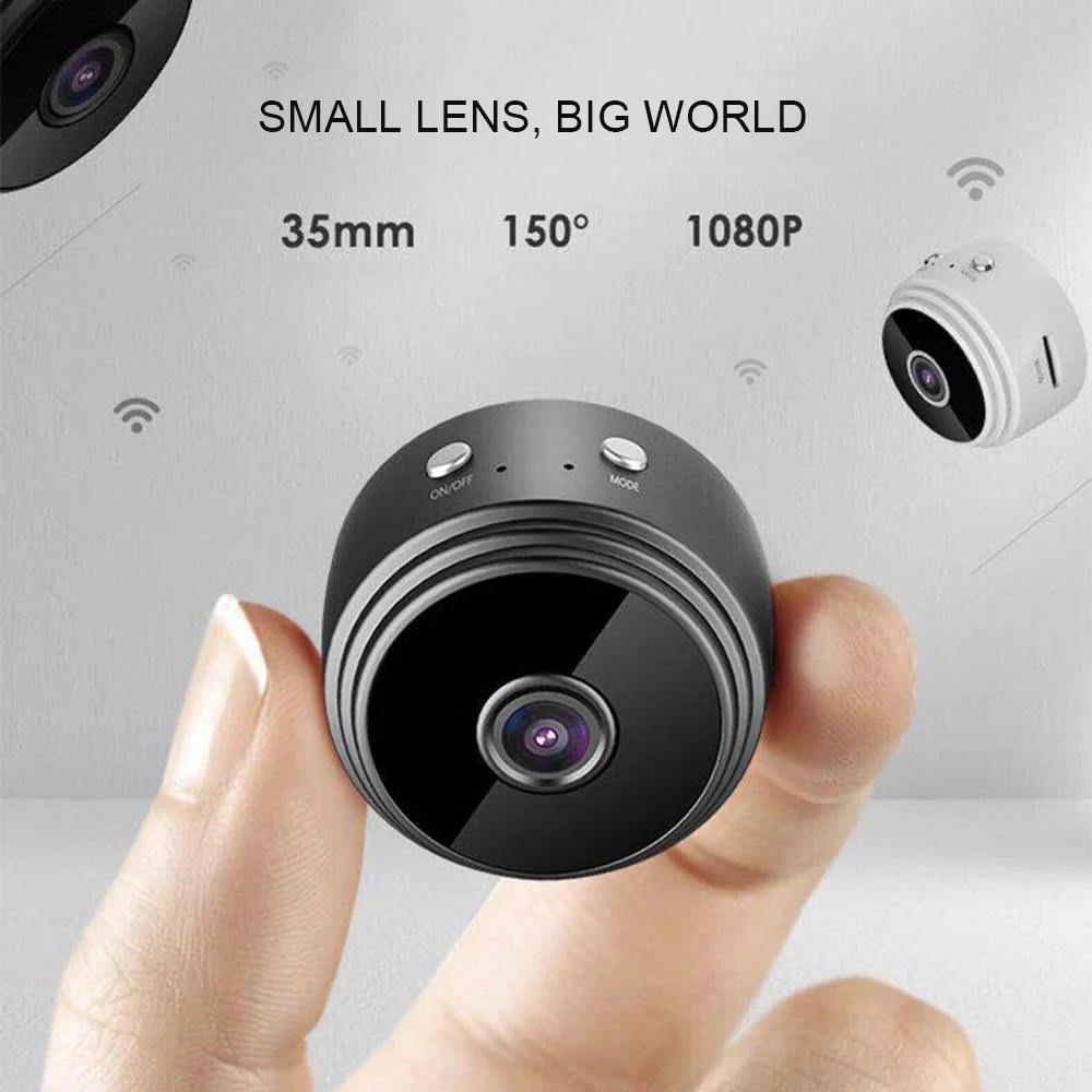 Мини HD 1080P беспроводная Wi Fi камера безопасности дома ИК Ночное Видение IP CCTV датчик