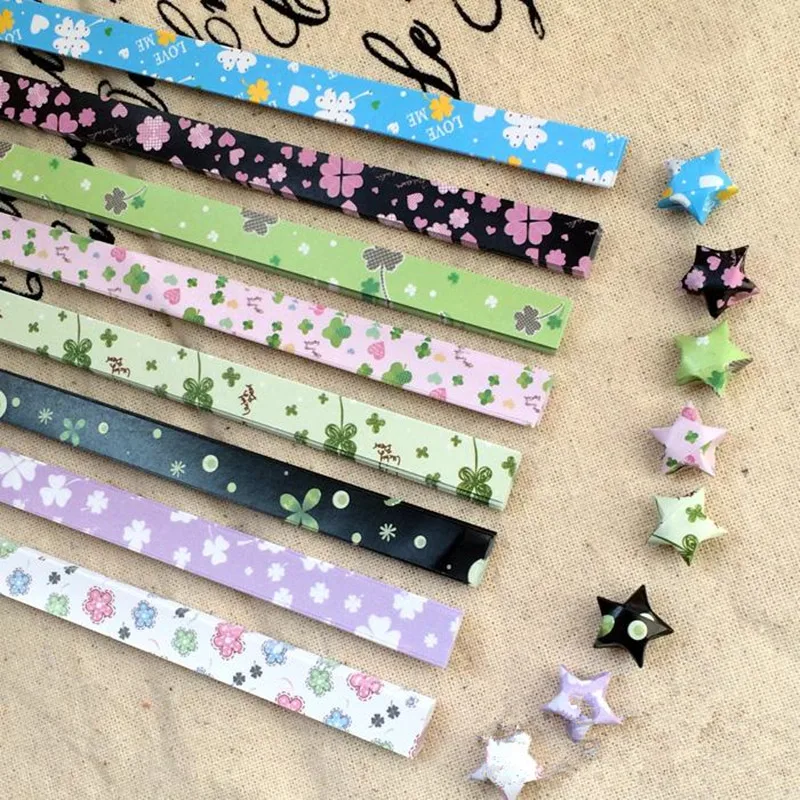 45 шт звезда оригами Бумага желая Сделай сам Складная Lucky Star иглы Arts & альбом для