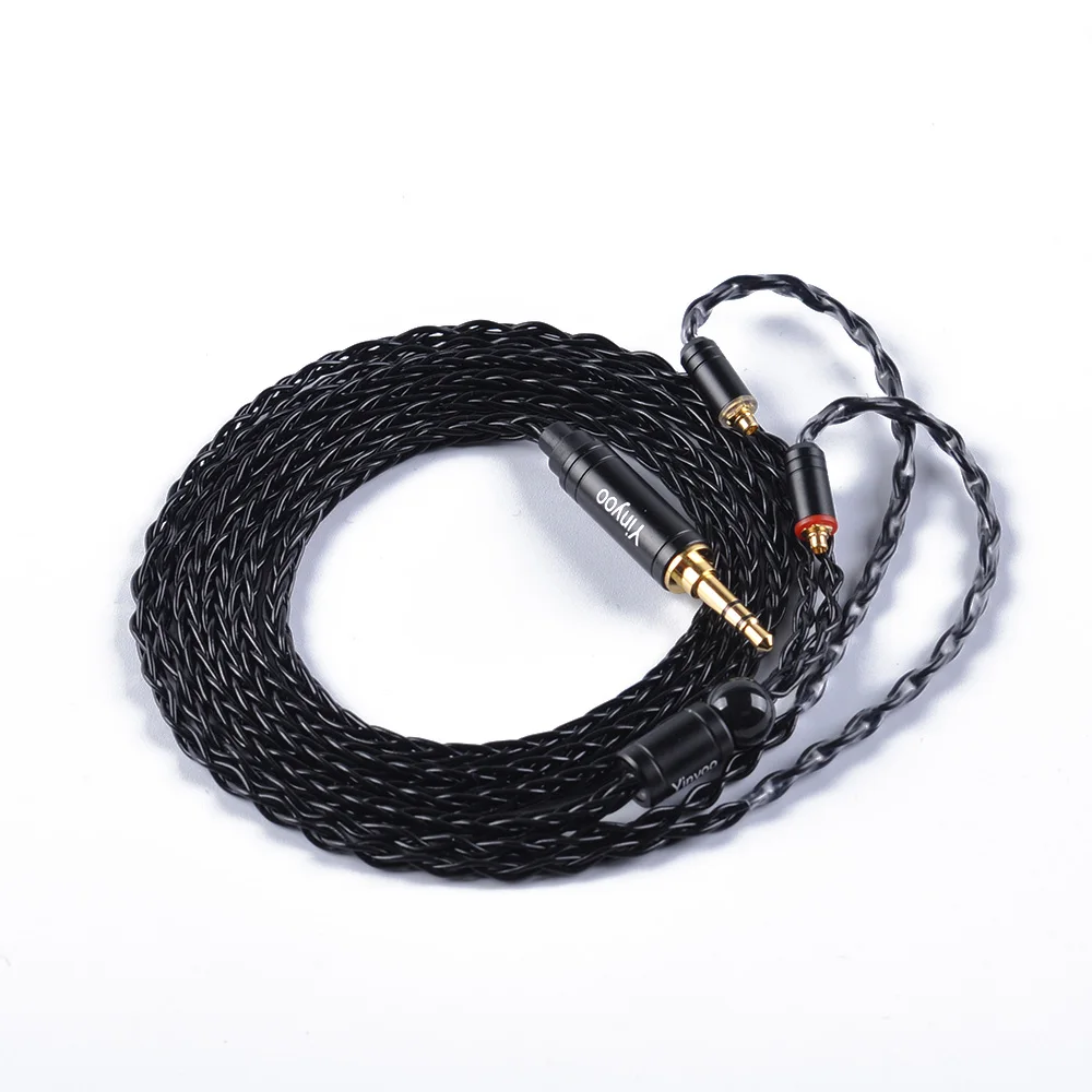 MMCX DIY кабель 8 ядер для Shure SE215 SE535 SE846 Замена наушников 3 5 мм 2 4 сбалансированные