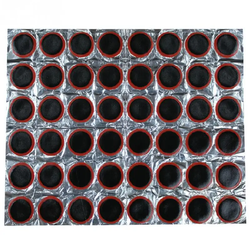 48 шт. 25 мм новый набор для ремонта велосипедных шин инструментов пластырь резина