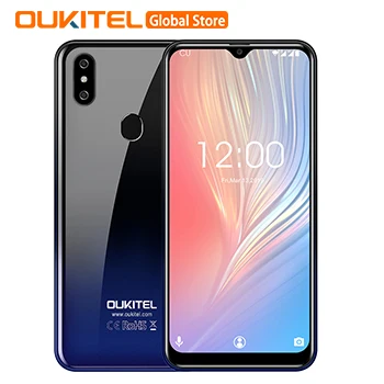 OUKITEL C15 Pro+ 6,088 ''19:9 Android 9,0 Pie 3 ГБ 32 ГБ MT6761 Водонепроницаемая капля смартфон отпечаток пальца лицо ID 5G WiFi 4G мобильный телефон
