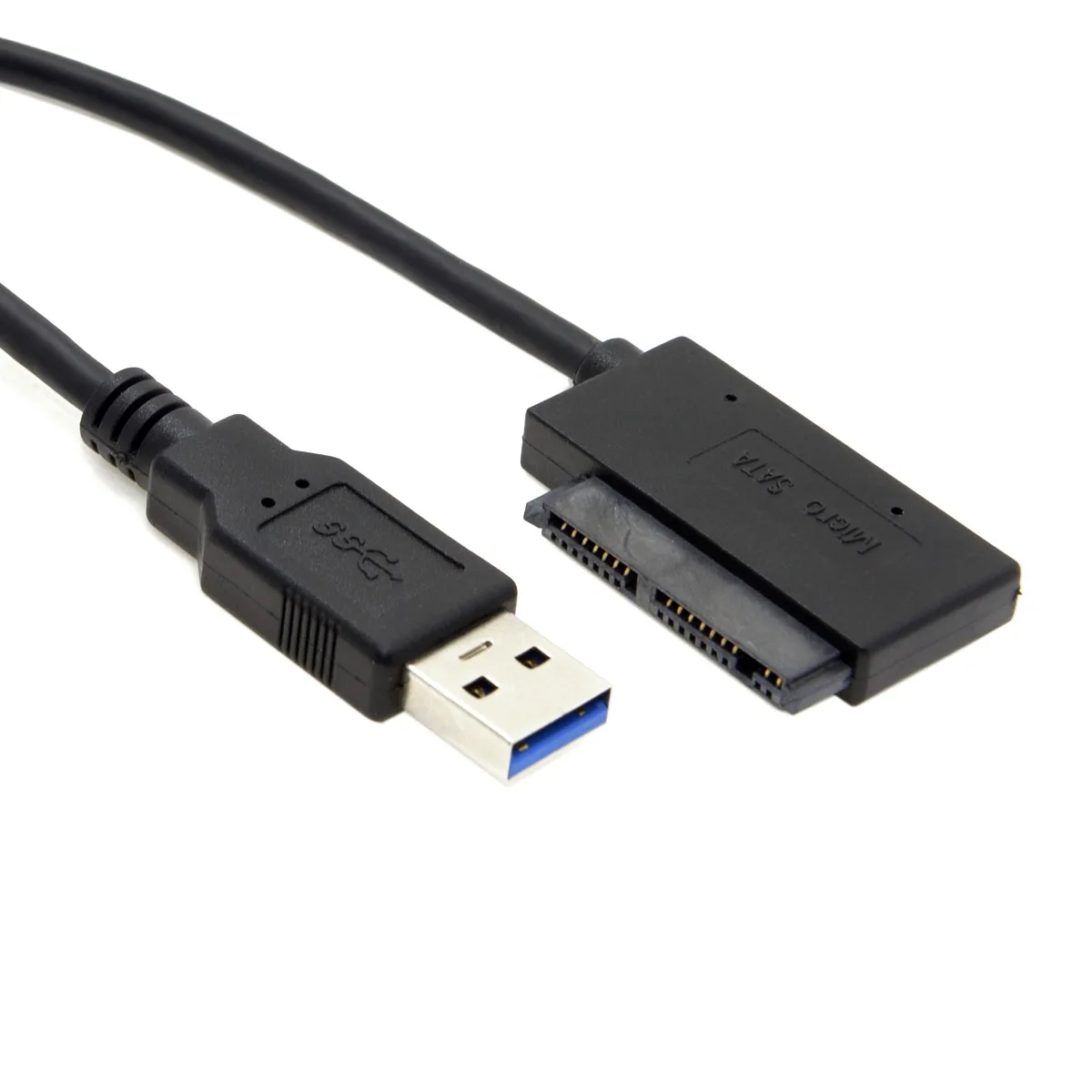 Cablecc 10 см USB 3 0 к Micro SATA 7 + 9 16 Pin 1 8 &quot90 градусов угловой драйвер жесткого диска SSD