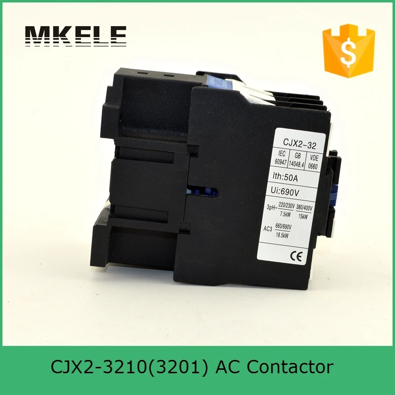 CJX2 3201 3P + NC 32A контактор переменного тока 380 В 24 36 110 220 в катушке telemecnick Прямая