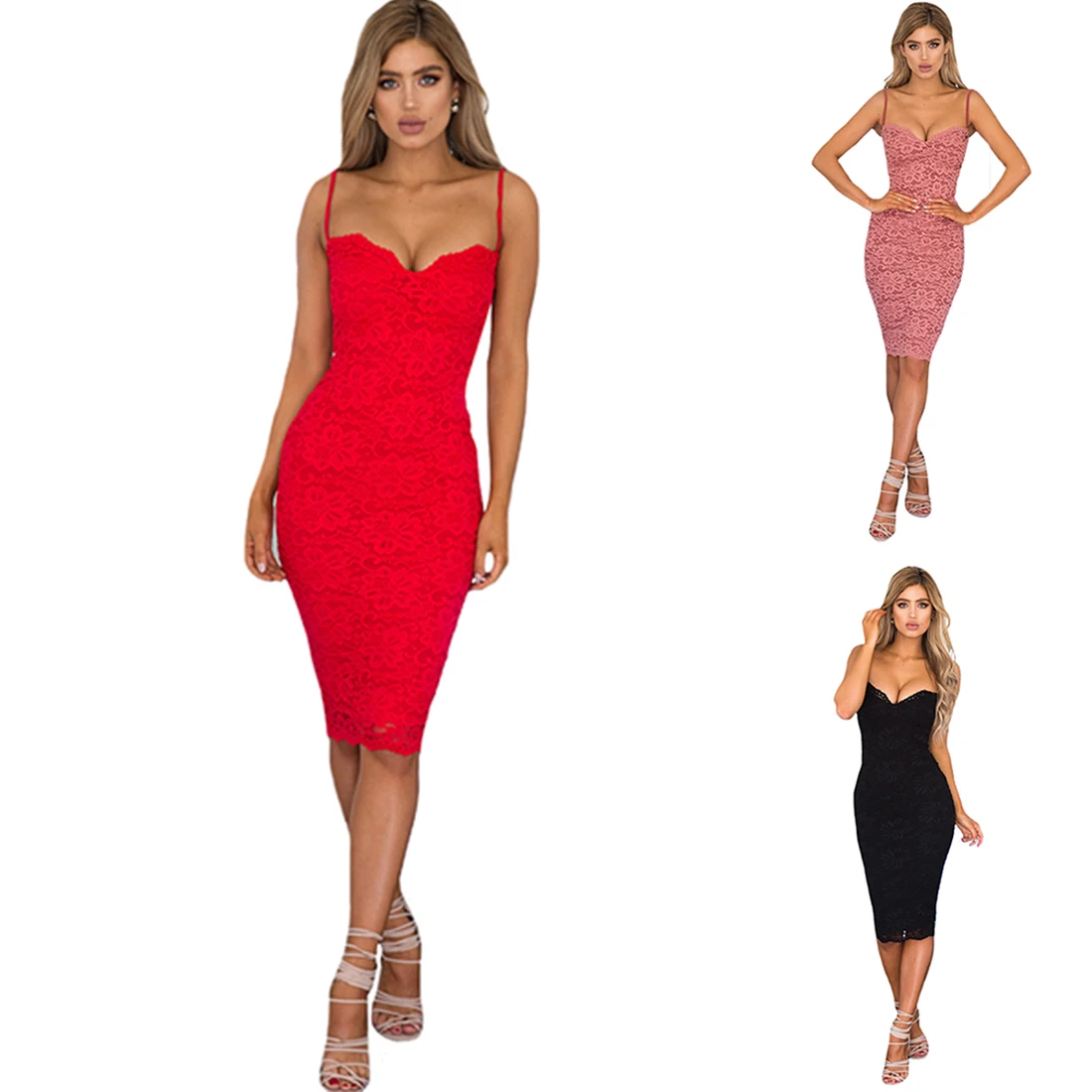 Пикантные Для женщин Лето Bodycon облегающая Клубная одежда коктейльное платье в