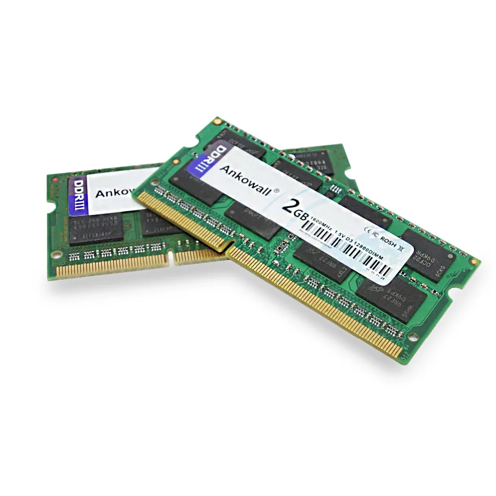 Ankowall DDR3 ОЗУ 2 Гб ПЗУ 1333/1600 МГц память для ноутбука ноутбука|Оперативная память| |