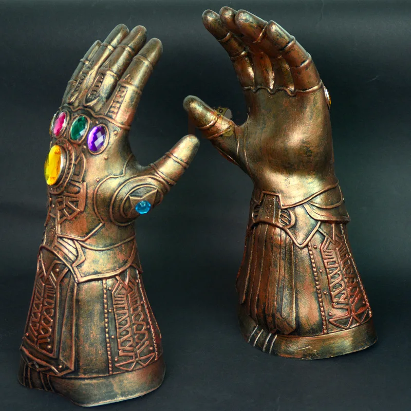 Лидер продаж 2019 светильник Thanos Infinity Gauntlet Avengers War перчатки для косплея ПВХ игрушки