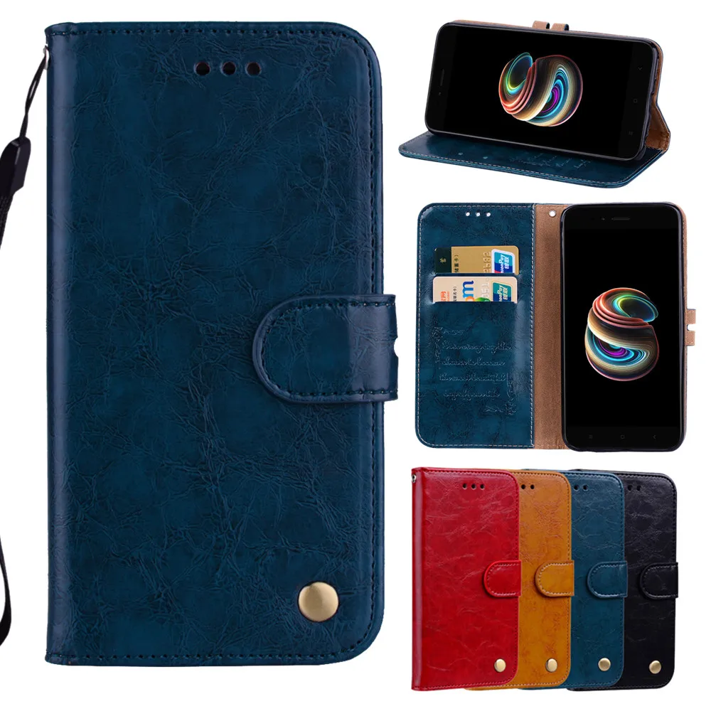 Кожаный чехол с откидной крышкой для Xiaomi 5 6 X A1 Redmi 4 A 3 S Plus Note Pro S2 кошелек