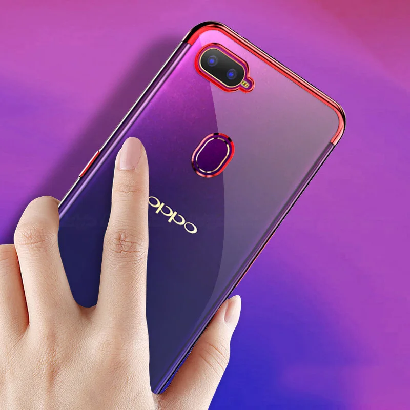 UVR Роскошный чехол из ТПУ с покрытием для OPPO F11 F9 Pro, мягкий чехол на заднюю панель для OPPO F11Pro F9Pro F9, полный защитный мягкий силиконовый чехол
