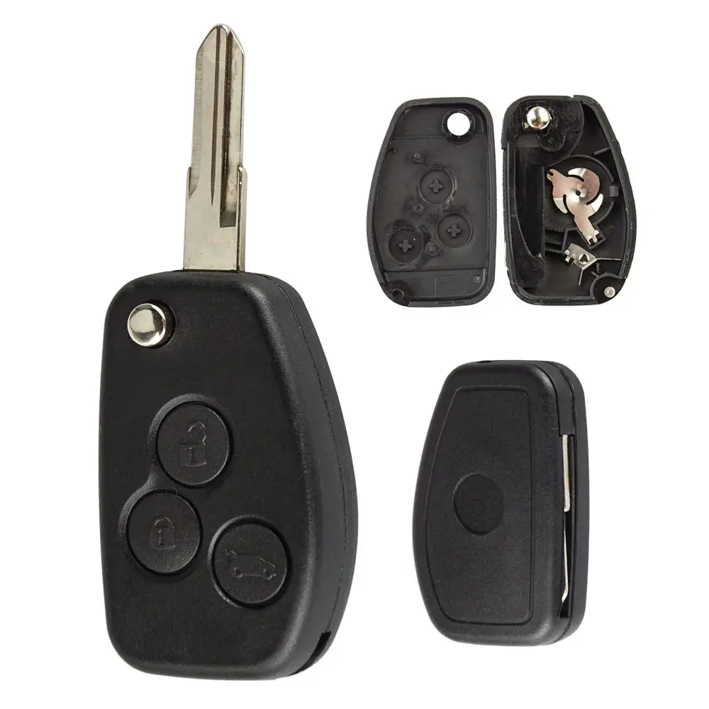 OkeyTech 2/3 кнопки модифицированный Автомобильный ключ оболочка для Renault Dacia Duster Modus