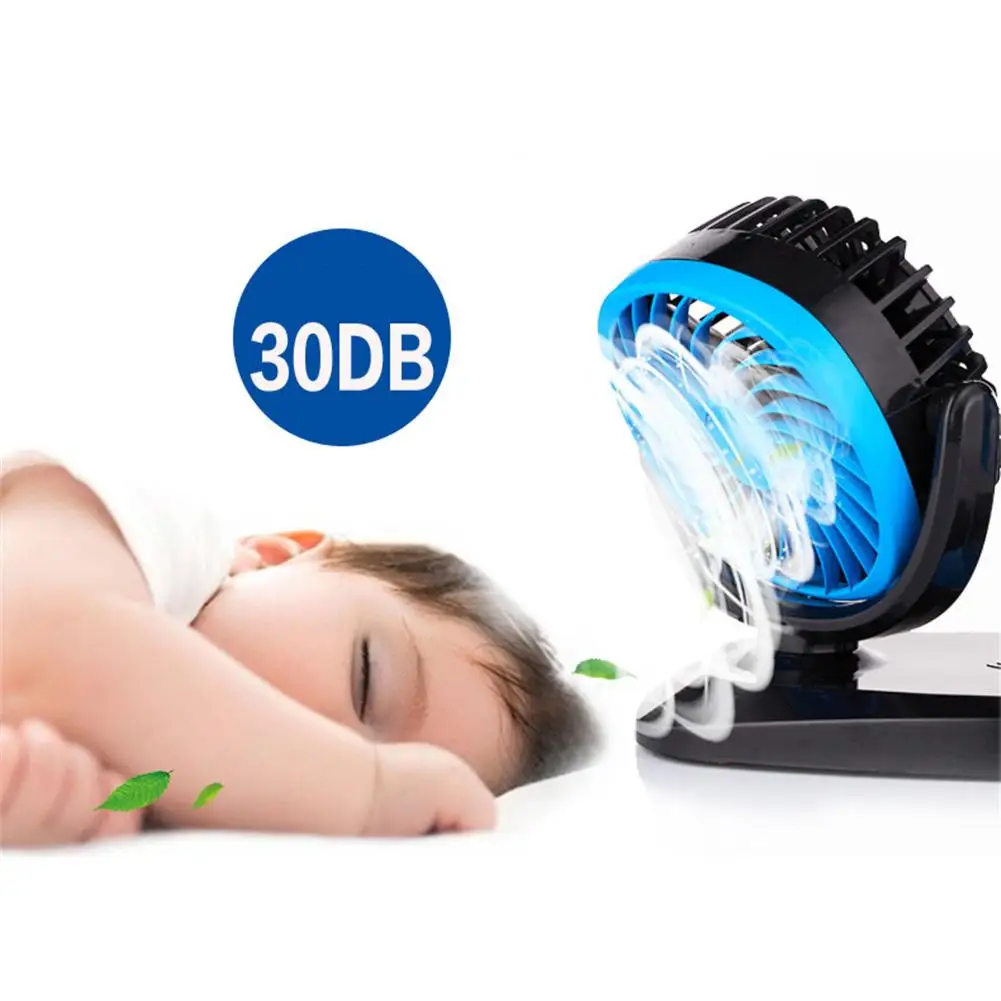 

12V/24V 360 degree all round adjustable Car Fan Car Auto Double Head Powerful Cooling Electric Fan Powerful Wind Fan