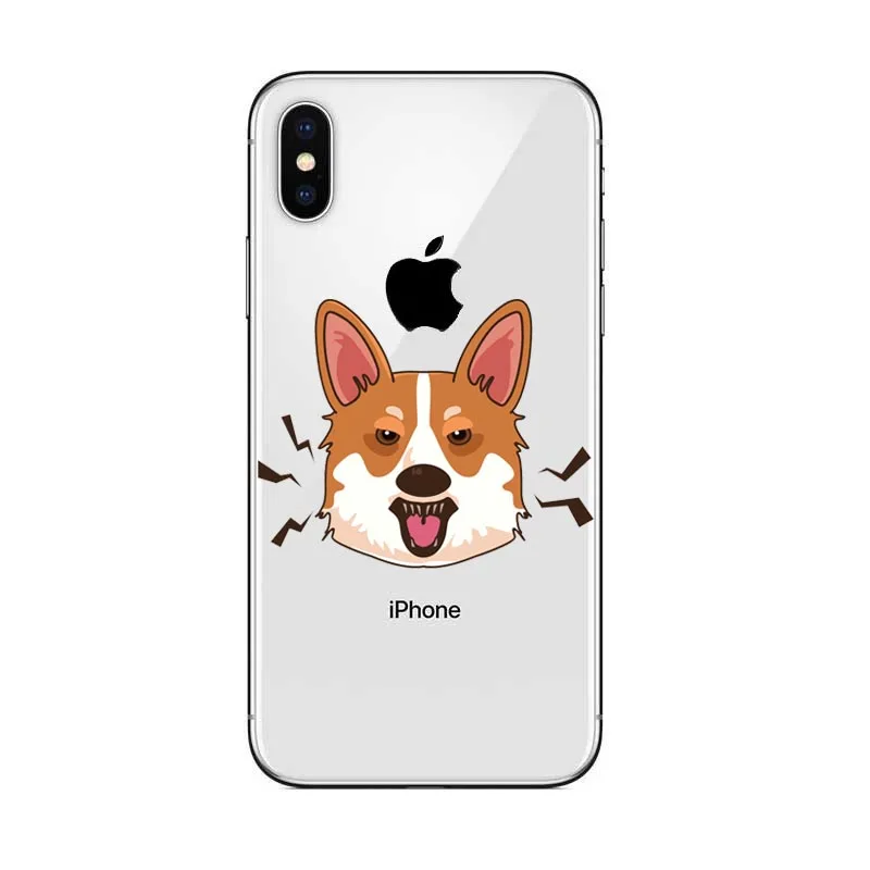 Милый мягкий силиконовый чехол из ТПУ для iphone X MAX XR 8 8Plus 7 7Plus 6 6S Plus 5|Чехлы-накладки|