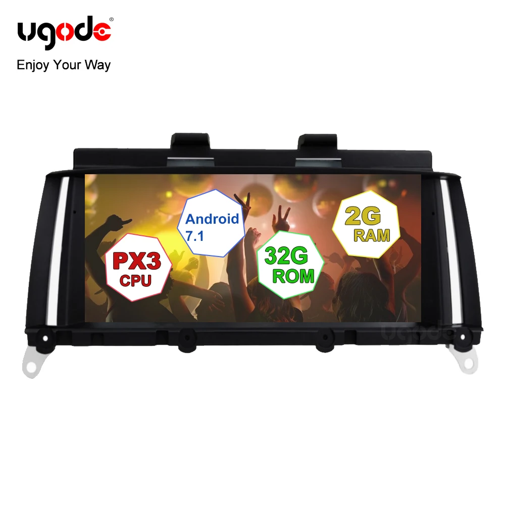 Ugode автомобильный gps-навигатор стерео плеер 8 &quotIPS экран Android 7 1 для BMW X3 F25 X4 F26 NBT CIC