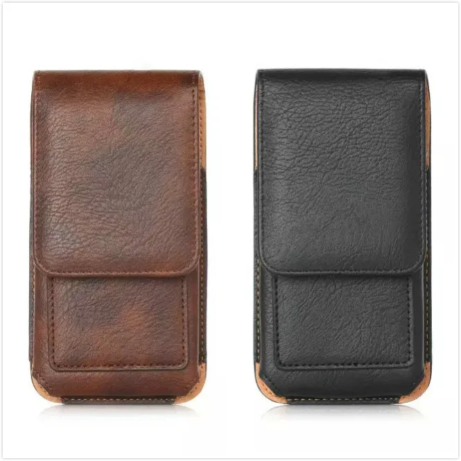 Высококачественный чехол из искусственной кожи с откидной крышкой для телефона