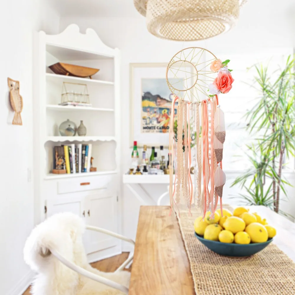 OurWarm Boho Ловец снов домашнее подвесное украшение Дешевое украшение Лунная Сова Единорог Ловец снов свадебный подарок для гостей