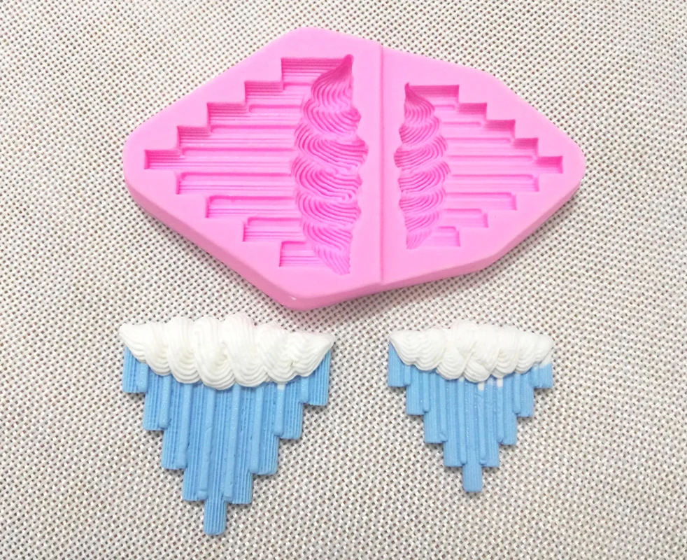 9666 Creative Royal Valance Sugar Craft Cake Brim Decoration Mold Silicone Fondant Chocolate DIY Tool | Дом и сад