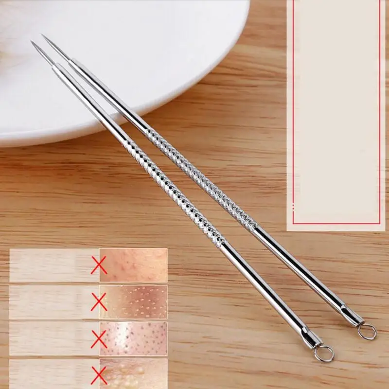 1PCS Stainless black Head Pimples Acne Needle Tool Face Care Blackhead Acne Remover Needles Blackhead Removal Free Shipping