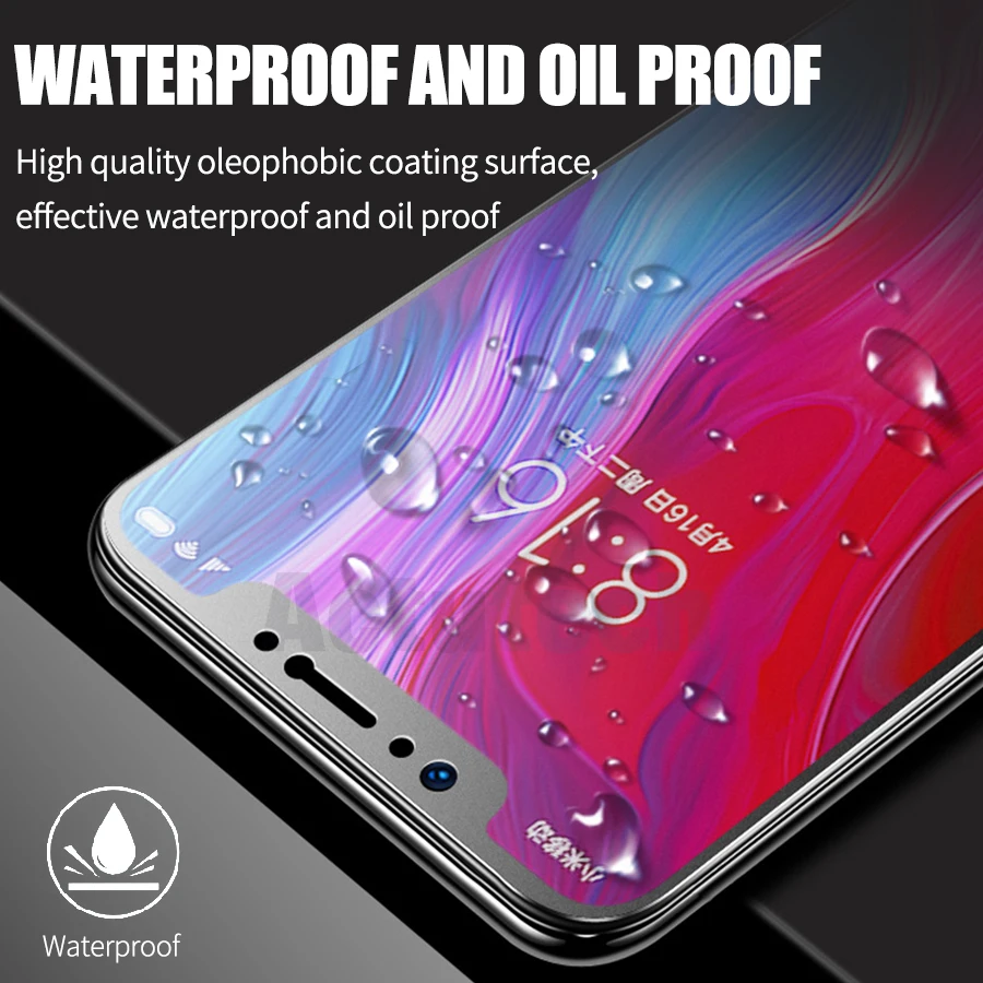 Матовое закаленное стекло для Xiaomi Pocophone F1 Mi Redmi S2 A1 6X A2 Lite Plus Note 5 Pro 8 SE Mix 2s защита