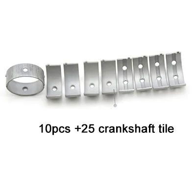 Add 25 crankshaft Для Кавасаки ZX-6R ZX6R ZX600 2007-2012 Мотоциклетный Двигатель Коленчатого вала плитка и подключение шатун комплект подшипников STD+ 25+ 50+ 75+ 100# e - Цвет: Add 25 crankshaft