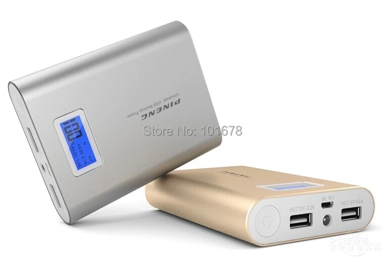 Оригинал Pineng PN-988 10000 мАч Емкость Power Bank Портативный Внешний Аккумулятор