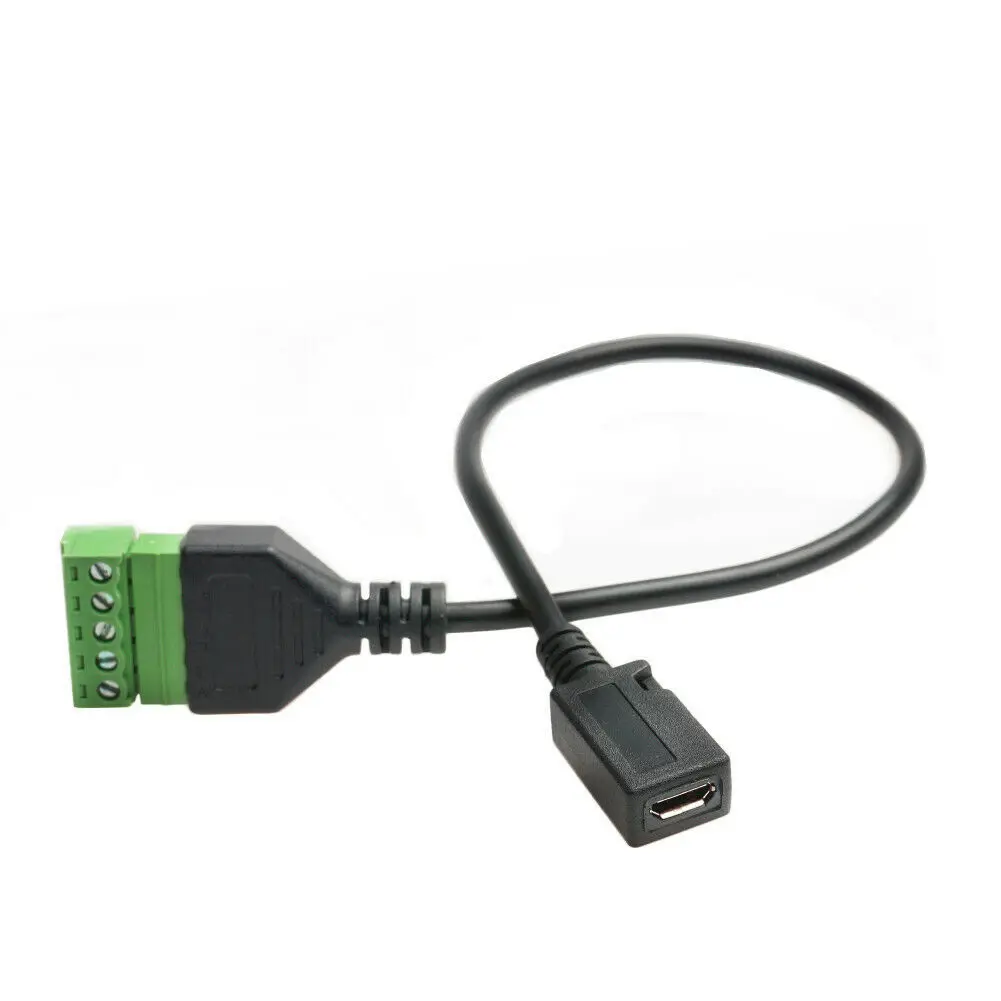 USB 2 0 Micro 5Pin Женский 5 Pin/способ женский болт screw Shield терминальный адаптер |