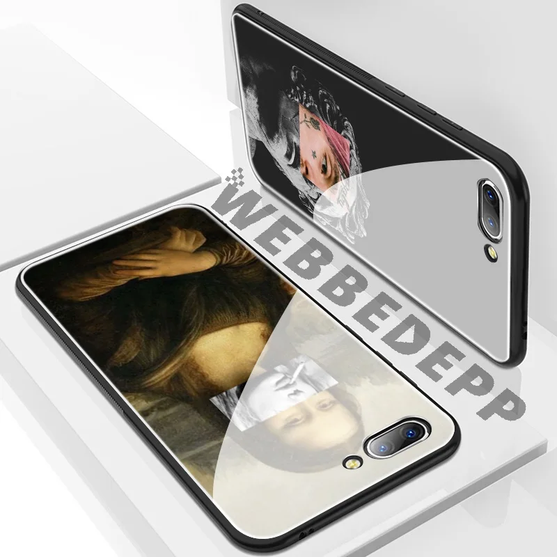 WEBBEDEPP Mona Lisa Van Gogh Tempered Glass Case for Huawei Mate 20 P20 P10 P Smart 2019 2018 &amp Honor 10 9 8X 7A Lite Pro |