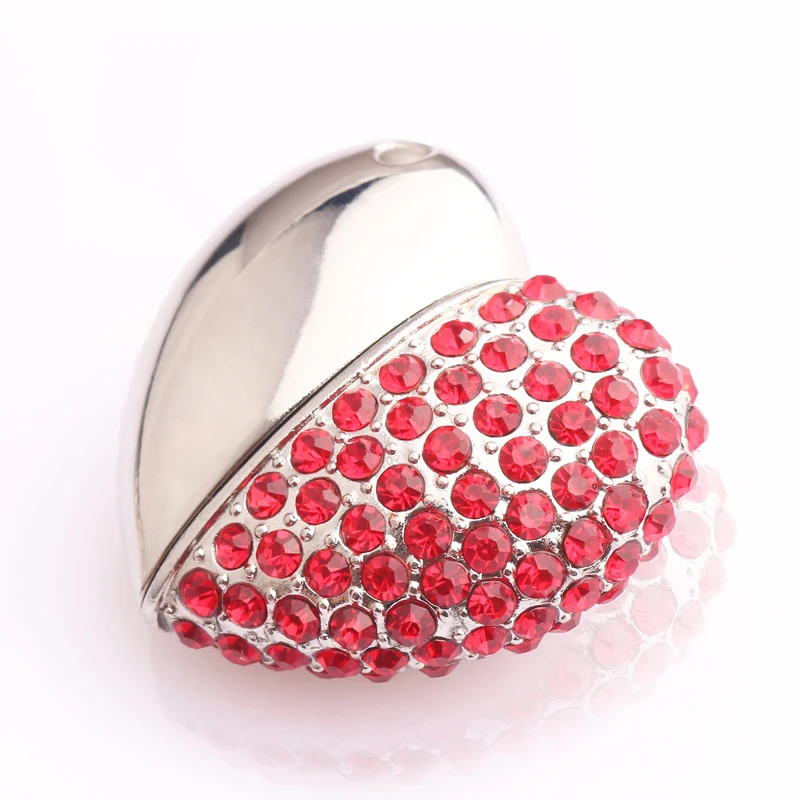 Amthin U disk Mega Fabrica Crystal heart love pendrive 2G 4G 8G 16G 32G 64G Флешка Ювелирная usb флешка Бесплатная