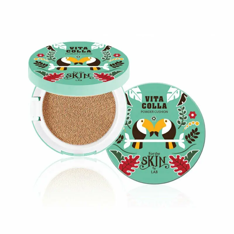 Подушка для пудры FORTHESKIN Vitacolla бежевая 12 г воздушная BB CC крем консилер УВЛАЖНЯЮЩАЯ