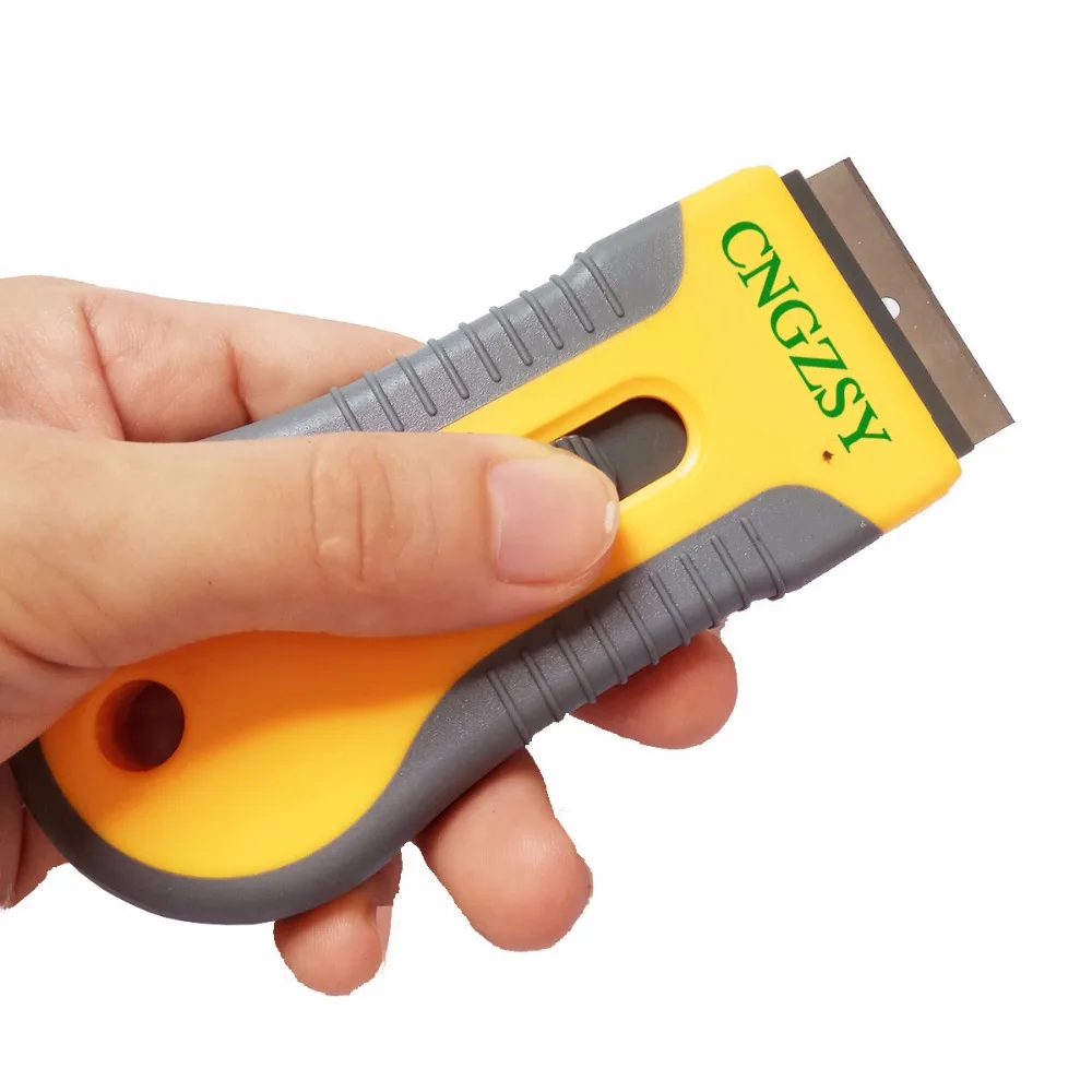 CNGZSY окна Очиститель Клей скребок автомобиль Краски Scratch Remover Керамика Стекло печь выдвижной шпатель с 40 шт. лезвия E16+ 40 м