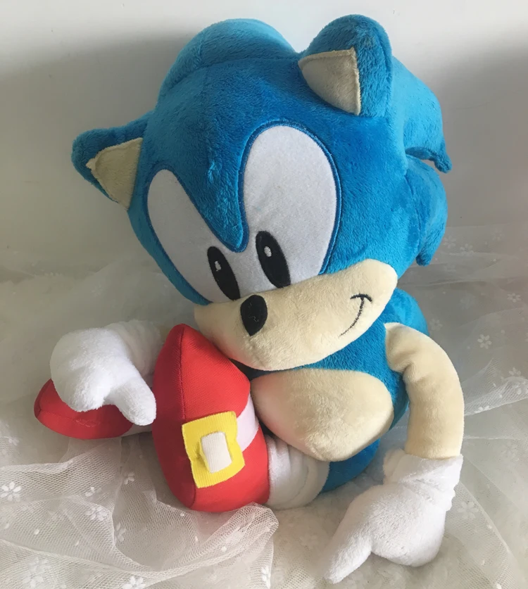 

Anime Doll Plush Toys Sonic the Hedgehog 40cm Blue Sonic Plush Toys Cute Stuffed Kids Gifts Baby Boys Big Soft Toys For Children