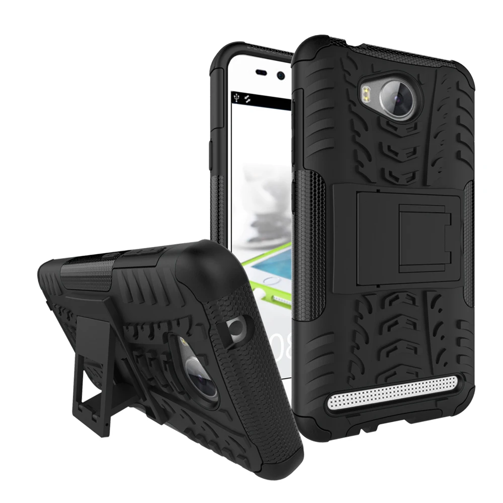 For Case Huawei Y3 II Cover ShockProof TPU + Plastic Armor 2 Y3II Lua-L21 With Phone kickstand |