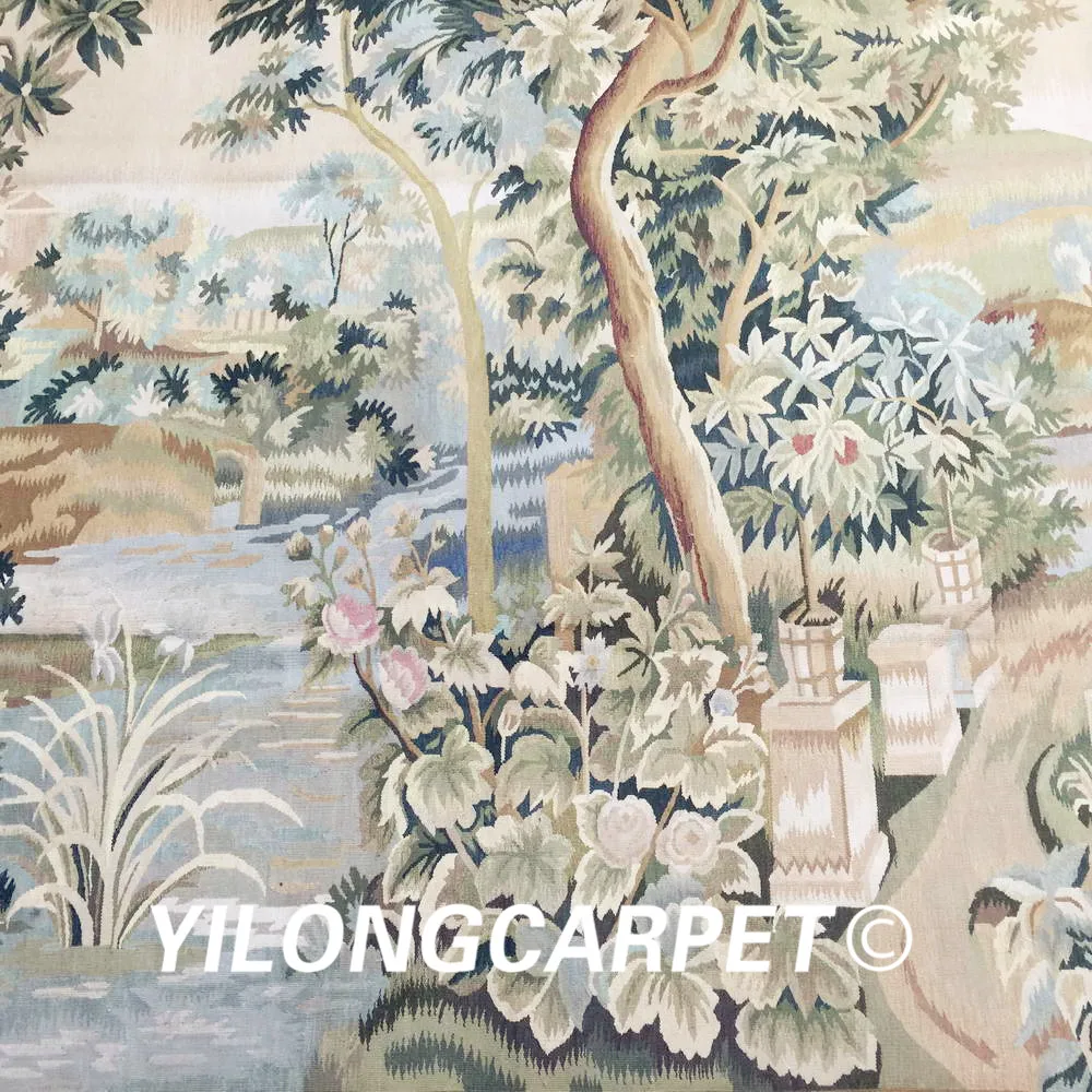 Yilong 5 3 &quotx 6 8&quot Настоящая Гобеленовая Картина гобелен настенный чистый шерстяной