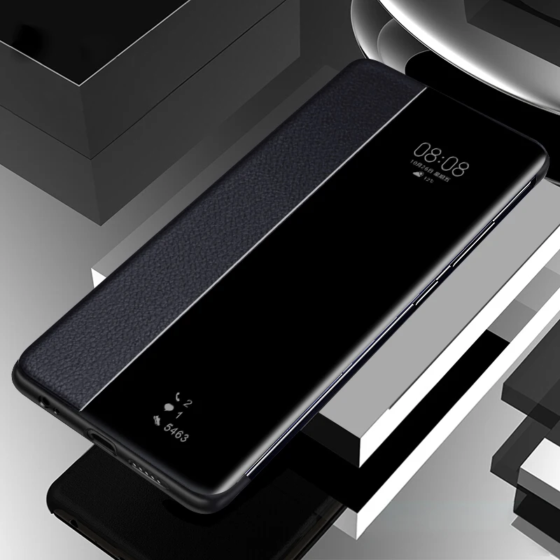 Бизнес Mofi для Huawei p30 pro Чехол чехол Флип кожаный smart window чехол| |