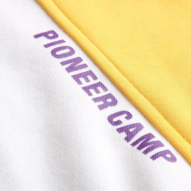 Мужская толстовка в стиле Харадзюку Pioneer Camp цветная с капюшоном Японская уличная