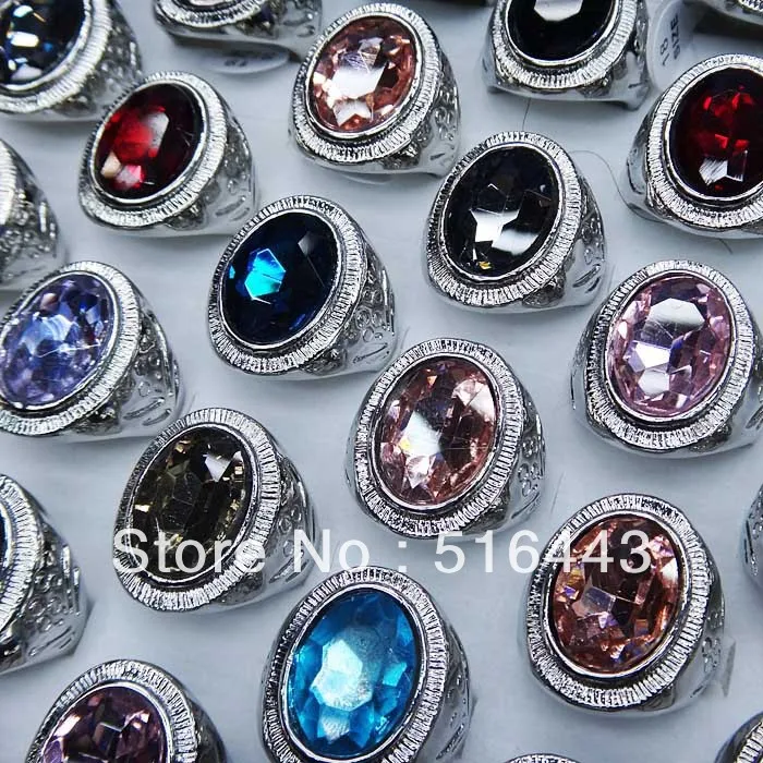 10 шт. оптовая продажа ювелирные изделия в партии модные большие обручальные