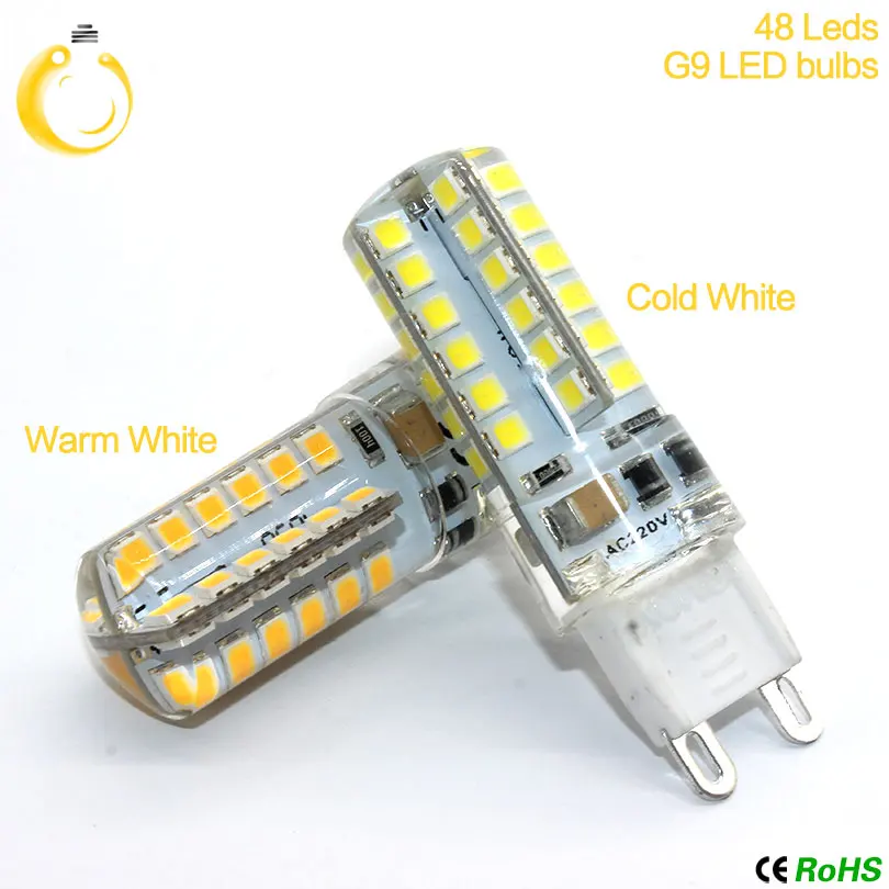 G9 Светодиодная лампа 7 Вт 9 10 12 AC220V 240 в SMD 2835 3014 led g9 для замены 30/40 галогенная | Лампы