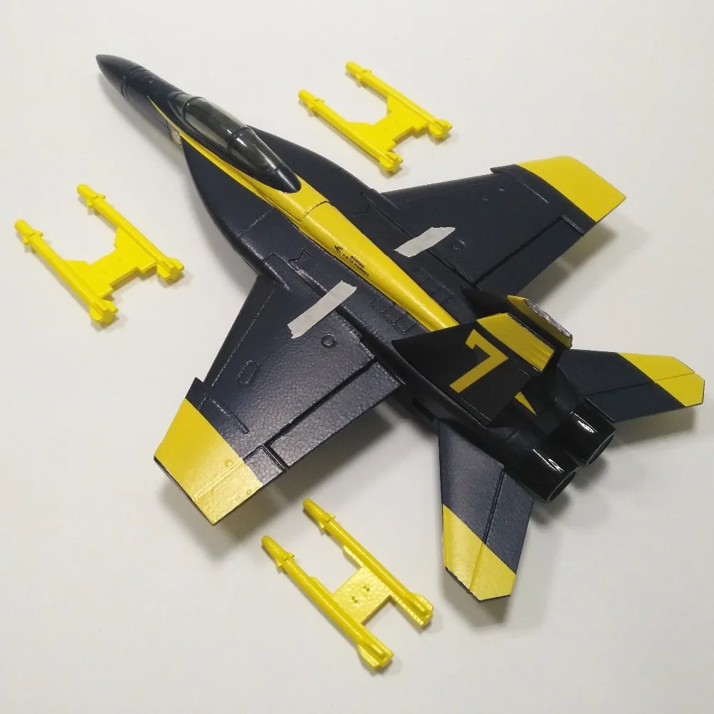 RC EDF реактивный самолет модель Электрический радиоуправляемый самолет игрушка F18 50 мм PNP комплект