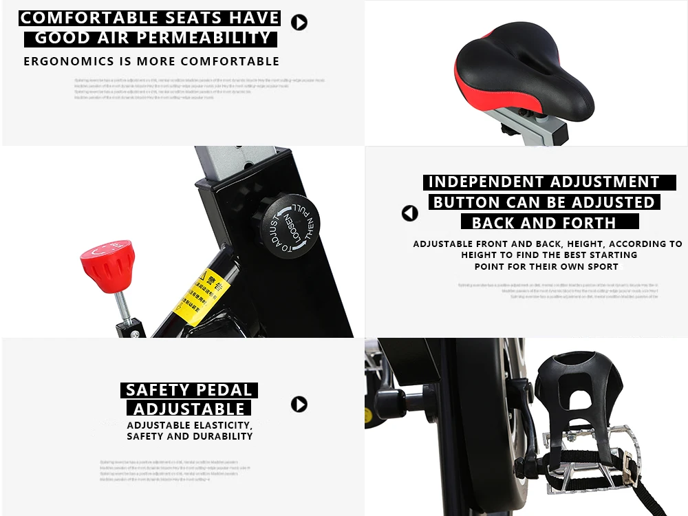 Велосипед для упражнений Семейный фитнес-Велосипед Внутренний фиксированный велосипед Внутренний вращающийся велосипед фитнес-оборудование