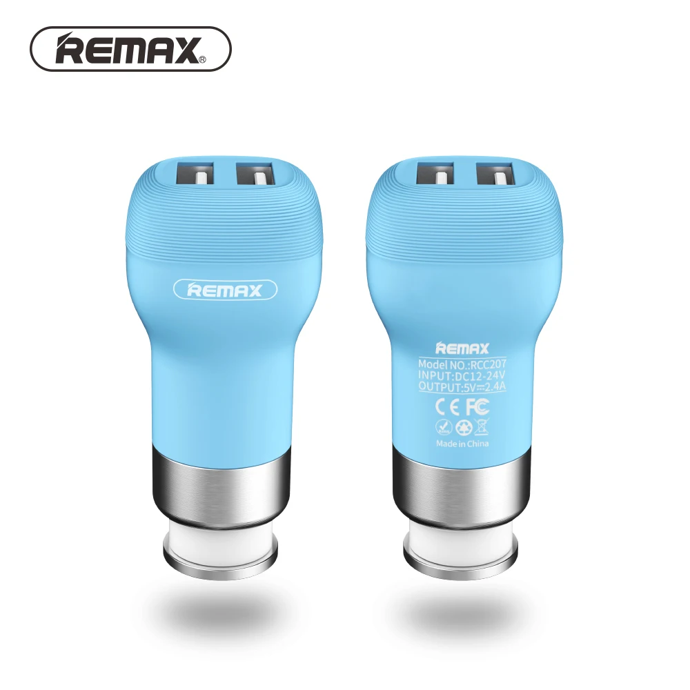 Remax USB Автомобильное зарядное устройство двойной Переходник USB для зарядки в машине умное зарядное устройство адаптер питания для Xiao mi Red mi 6 5 mi 9 8 6a Note 7 pro