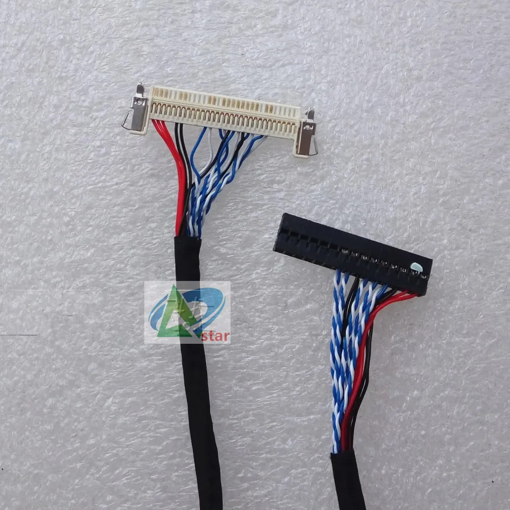 FIX-30 pin одиночный 8 26 дюймов-37 дюймов lvds кабель каво 40 см