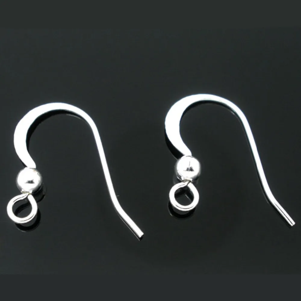 

DoreenBeads Copper Earring Components Hooks Twist Silver Plated 17mm(5/8")x 18mm(6/8"),20 PCs