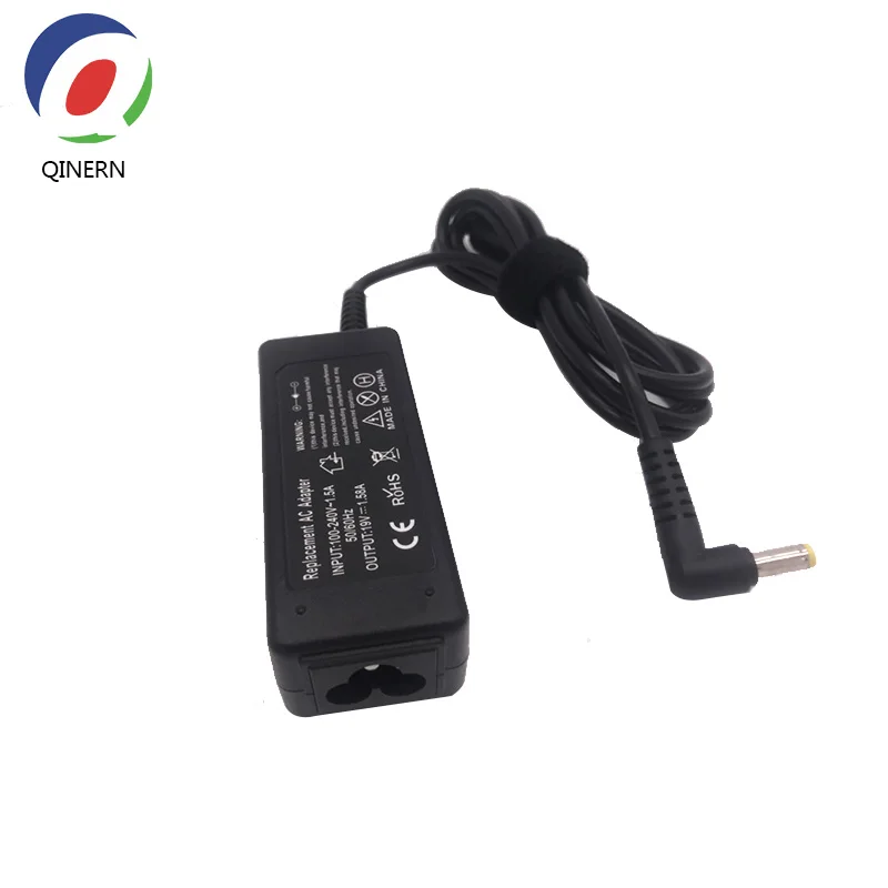 Фото QINERN 19V 1.58A 30W 5,5*1,7mm AC Адаптер зарядного устройства для ноутбука Acer для Dell Inspiron Mini 9 10 12 1010 портативный источник питания №2